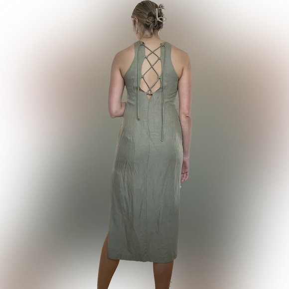 Cache Linen Dress - Picture 6 of 12